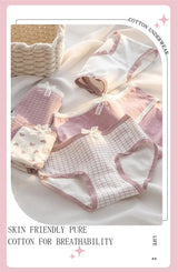 INTIMO SECRETS 5-Pack Cute Love Cotton Panties for Women