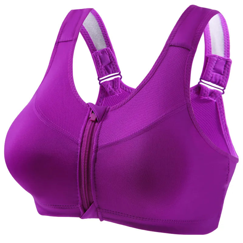 INTIMO SECRETS Women’s Deep U Sports Bra – Shockproof Yoga & Fitness Top