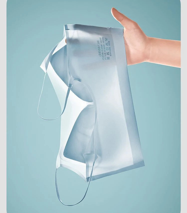 INTIMO SECRETS Ultra-Thin Seamless Padded Bra – Ice Silk, Push-Up, Small Chest