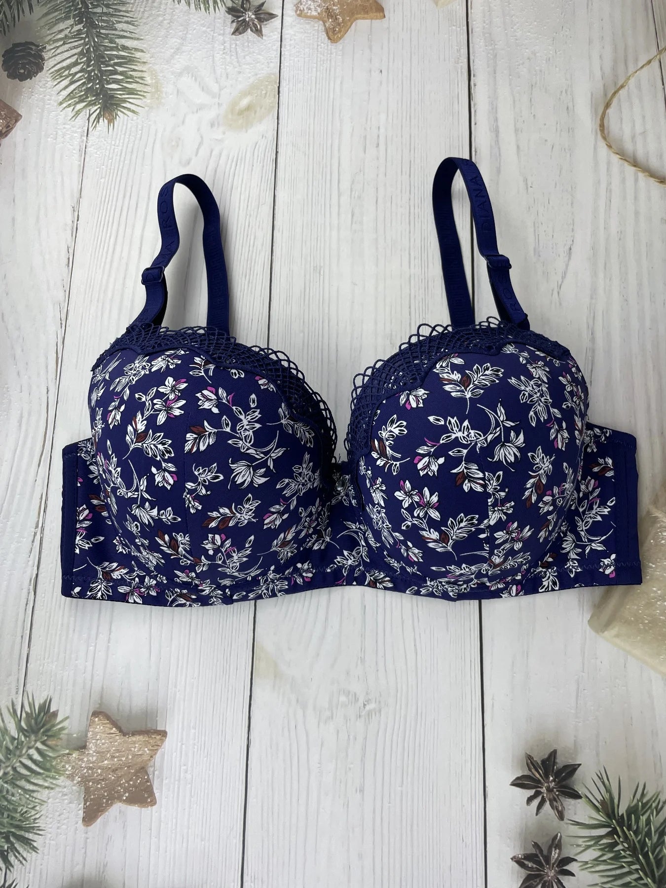 INTIMO SECRETS Diana Rose Underwire Bra – C/D/E Cup, Anti-Sag