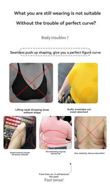 INTIMO SECRETS Ultra-Thin Anti-Sagging Wireless Sexy Gathering Bra