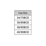 INTIMO SECRETS Women’s Mesh Lace Transparent Bra – Seamless Push-Up Invisible Lingerie for Wedding