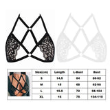 Sexy Lace Women's Bra Lingerie Fashion Push Up Female Bralette Top Adjustable No-Slip Female Bra Perspective Women Underwear