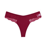 INTIMO SECRETS Cotton Lace G-String – Sexy Women’s Thong Panties S-XL