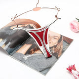 INTIMO SECREST Seamless Ribbed Cotton Thong Panties for Women