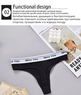 INTIMO SECRETS 3-Pack Women’s Cotton Thongs – Low-Waist, Soft & Comfortable G-String Panties