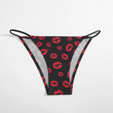 4Pcs/Set Graphic Print Briefs Women Seamless Ultra-thin Panties Sexy Low Waist Leopard Love Underwear Girls Breathable Lingerie