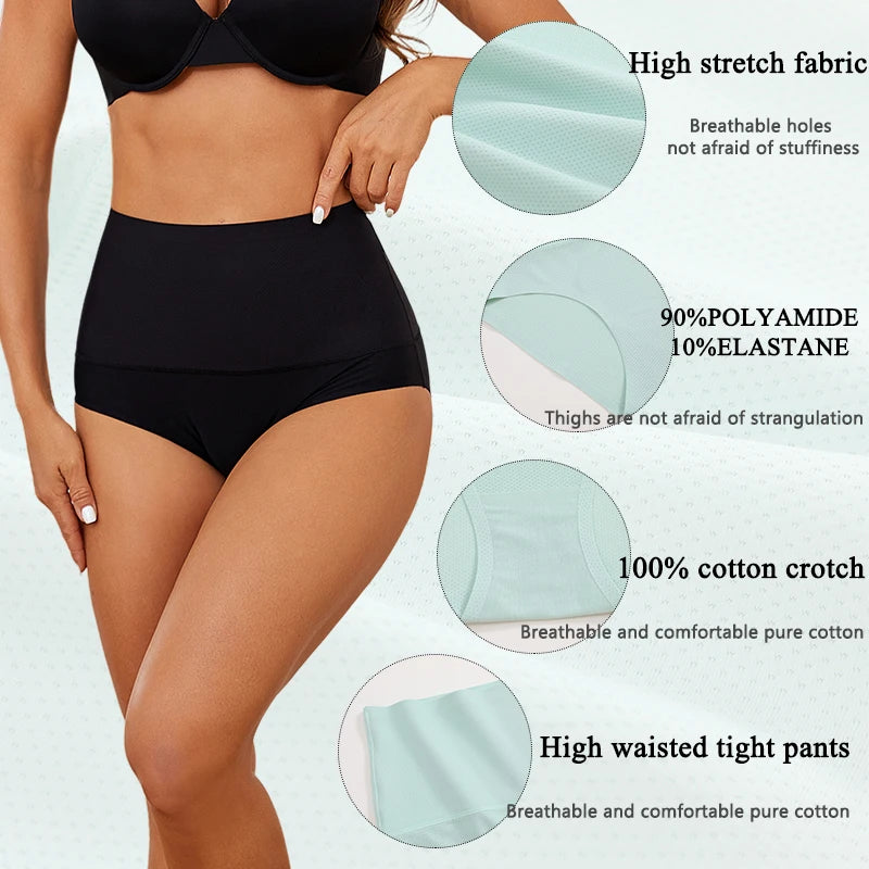 INTIMO SECRETS Anti-Bacterial High Waist Shapewear - Seamless Briefs