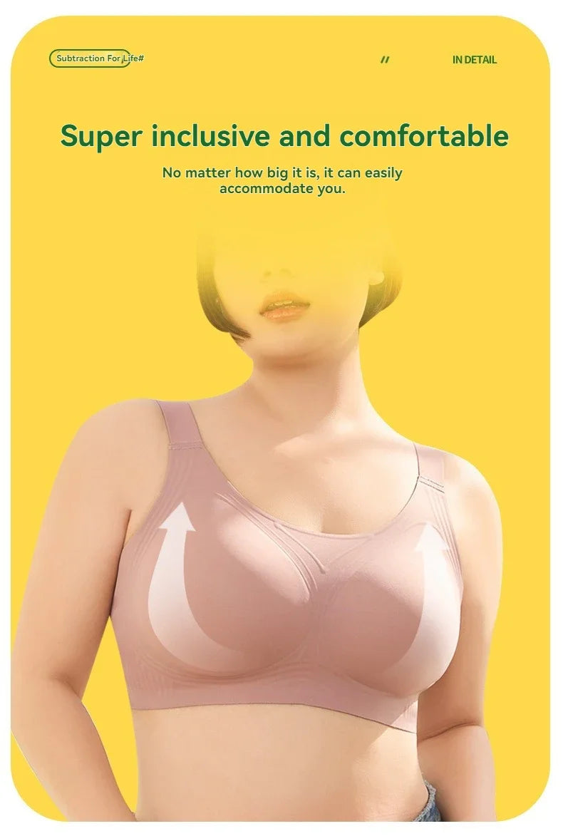 INTIMO SECRETS Ultra-Thin Anti-Sagging Wireless Sexy Gathering Bra