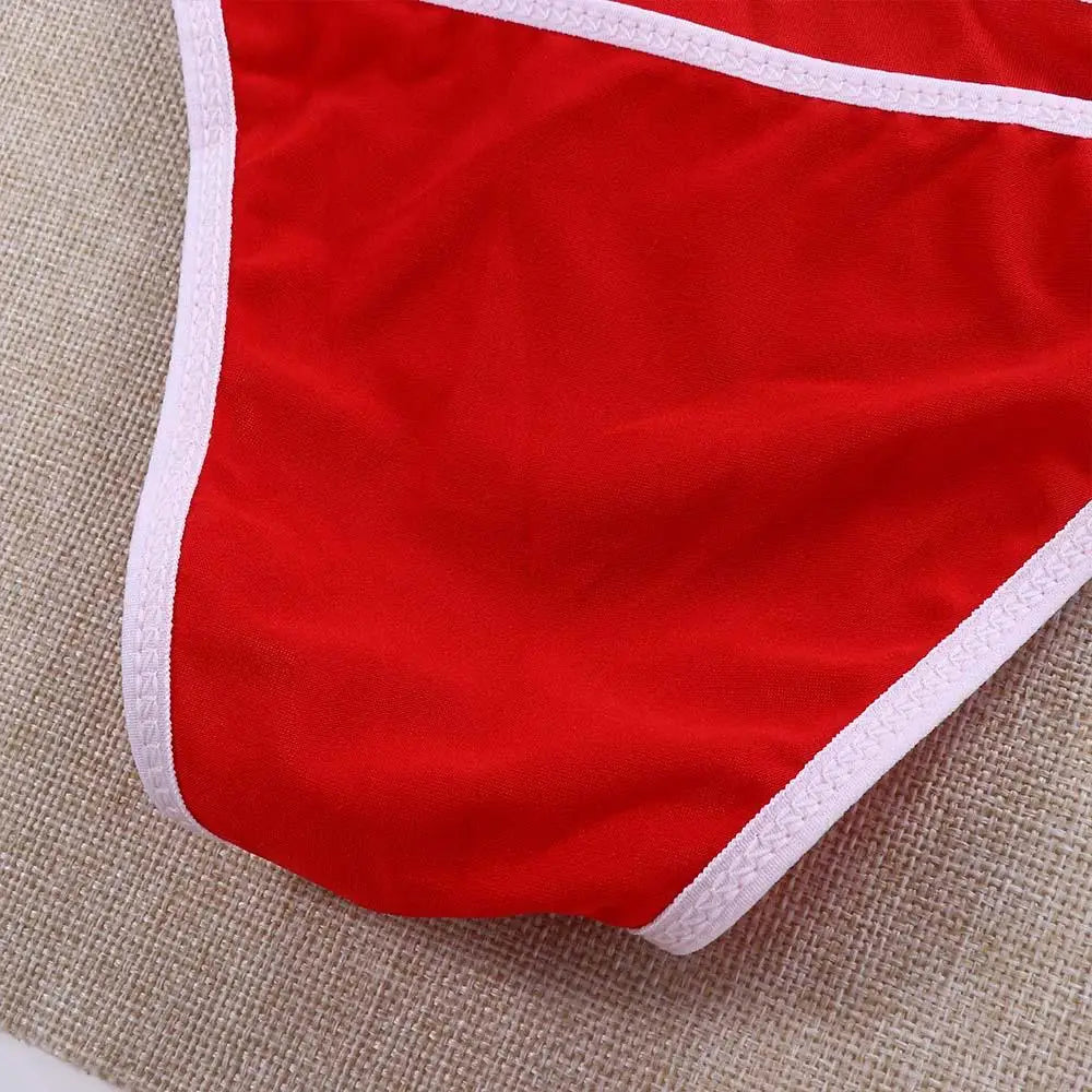 INTIMO SECRETS Sexy Halter Bikini Set - Push-Up Padded Swimsuit Brief