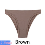 INTIMO SECRETS 7-Pack Women’s Seamless Thong & Brief Panties Set
