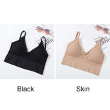 INTIMO SECRETS Women’s 2-Pack Padded Crop Top Bra – Wire-Free Summer Active Vest