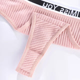 INTIMO SECRETS 3-Pack Women’s Cotton Thongs – Low-Waist, Soft & Comfortable G-String Panties