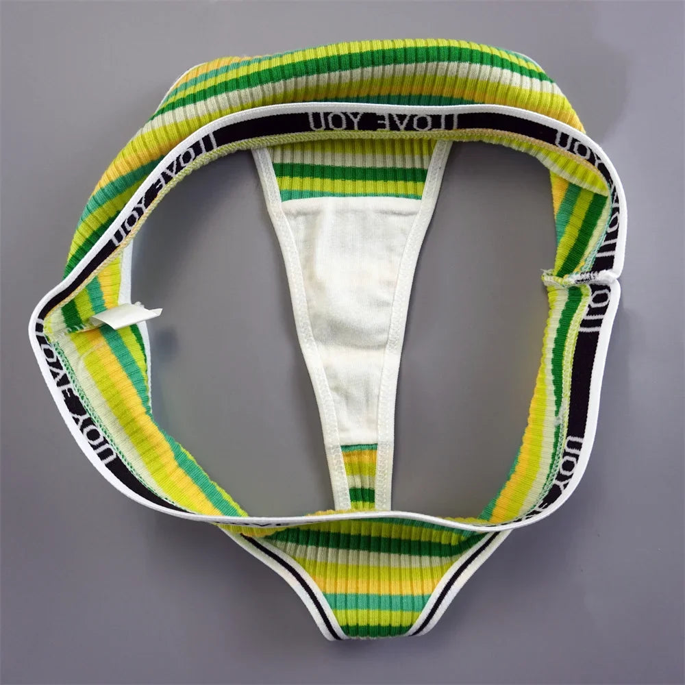 INTIMO SECRETS 3PCS Cotton Thongs – Soft Low-Rise G-String Underwear for Women