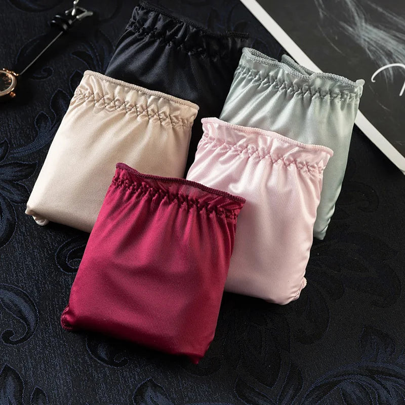 INTIMO SECRETS Ice Silk G-String – Seamless Ultra-Thin Thong Underwear for Women