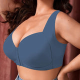 INTIMO SECRETS Seamless Front-Button Bra – Large Size, All-Day Comfort