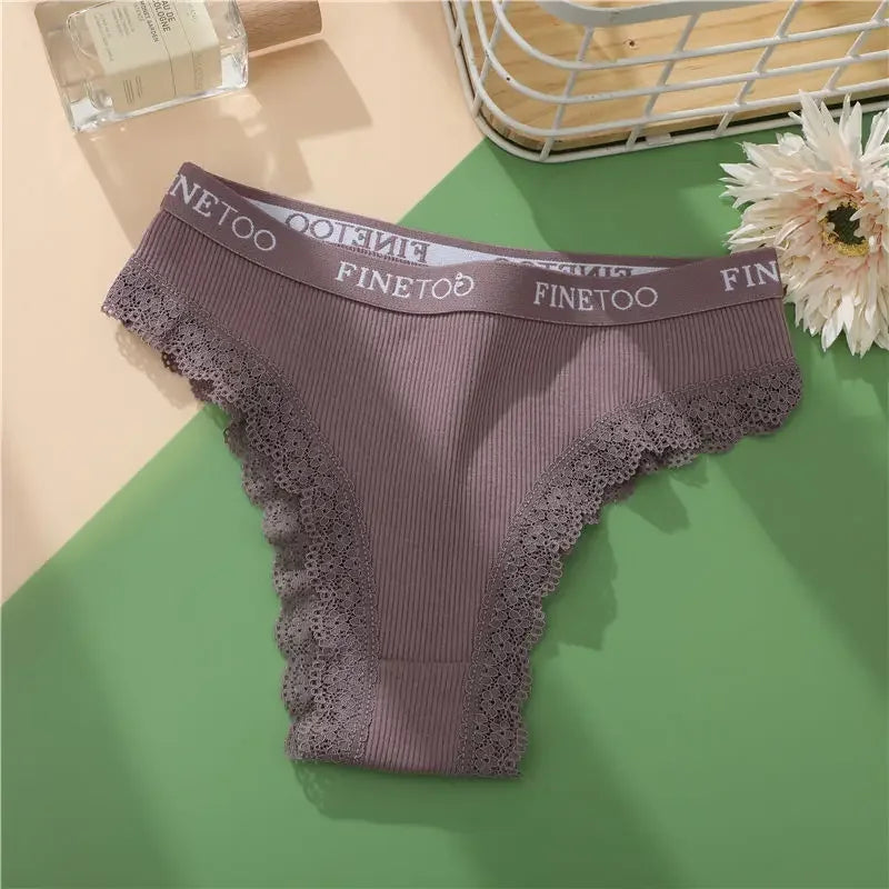 INTIMO SECRETS 3-Pack Cotton Brazilian Panties – Low Rise Plus Size Women