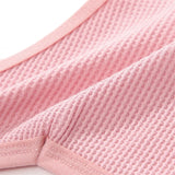 INTIMO SECRETS Women’s Cotton Thongs 3-Pack – Low-Rise Waffle G-String T-Back Panties S-XL