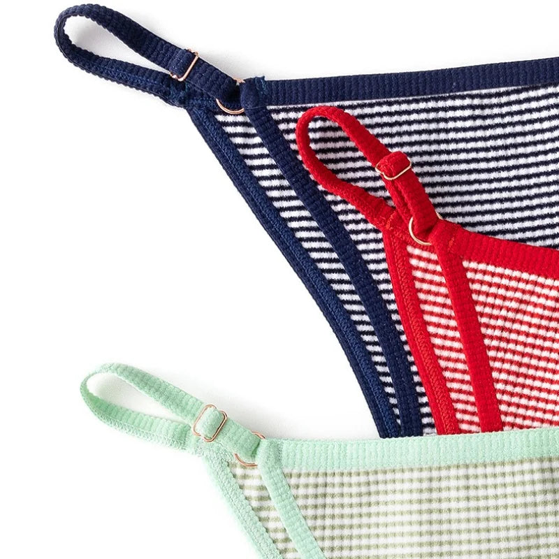 INTIMO SECRETS 3PCS Adjustable Thongs – Seamless Elastic G-String Underwear for Women