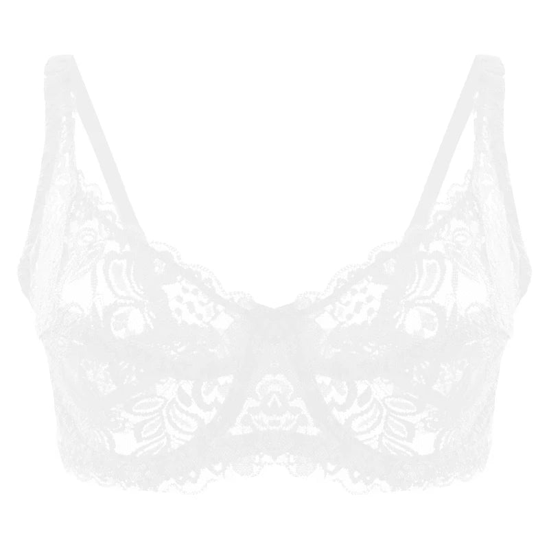 Women Sexy Lace Bras Plus Size Push Up Bralette Hollow Out Lingerie Embroidery Bra Brassiere Female Underwired Underwear