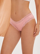 4Pcs/Set Women's Cotton Panties Lace Sexy Brazilian Pants Floral Lace Underwear Trendy Patchwork Briefs  Female Soft Underpants