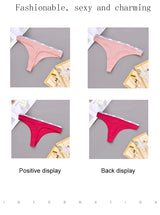 INTIMO SECRETS Cotton Soft Thong – Seamless Low-Rise Underwear for Women