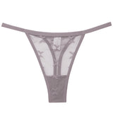 INTIMO SECRETS 2PCS Mesh Thongs – Transparent Seamless G-String Underwear for Women S-XL