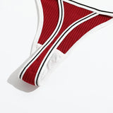 INTIMO SECREST Seamless Ribbed Cotton Thong Panties for Women