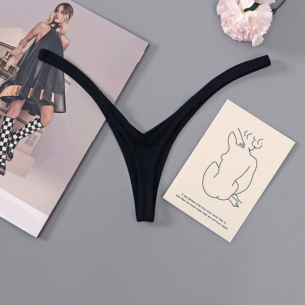 INTIMO SECRETS Women’s G-String Panties – Low Waist T-Back Thong