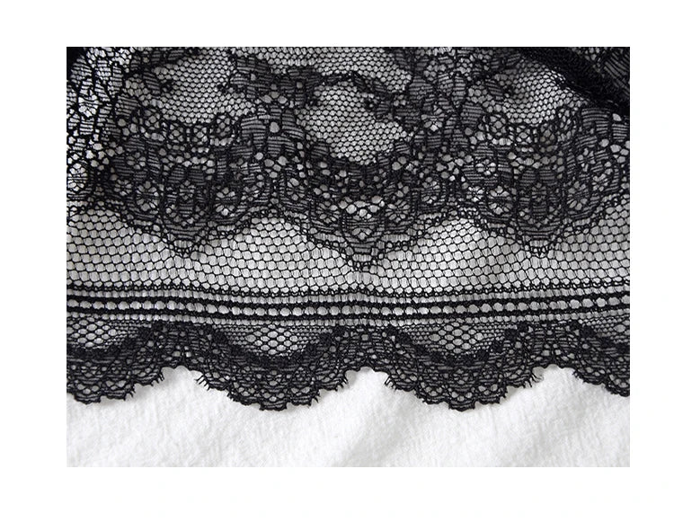 INTIMO SECRETS Adjustable Lace Thong - Sexy Transparent Half-Wrap T-Back