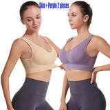 INTIMO SECRETS Women’s Seamless Push-Up Sports Bra – Breathable Active Corset