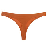 INTIMO SECRETS 3PCS Silk Satin Thongs – Seamless Sexy G-String Underwear for Women