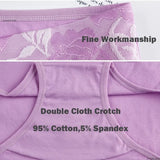 INTIMO SECRETS 3PCS Cotton Panties – Plus Size Women L-5XL Seamless Lingerie