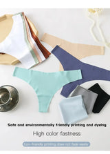 INTIMO SECRETS Ice Silk Thong – Sexy G-String, Low Waist, Seamless Comfort