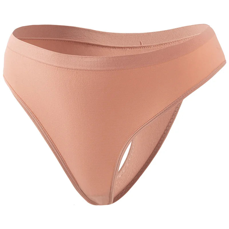INTIMO SECRETS Seamless Women’s Thong – Low-Rise G-String, Breathable Sports Underwear S-5XL