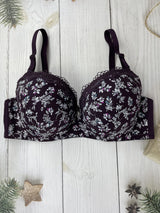 INTIMO SECRETS Diana Rose Underwire Bra – C/D/E Cup, Anti-Sag