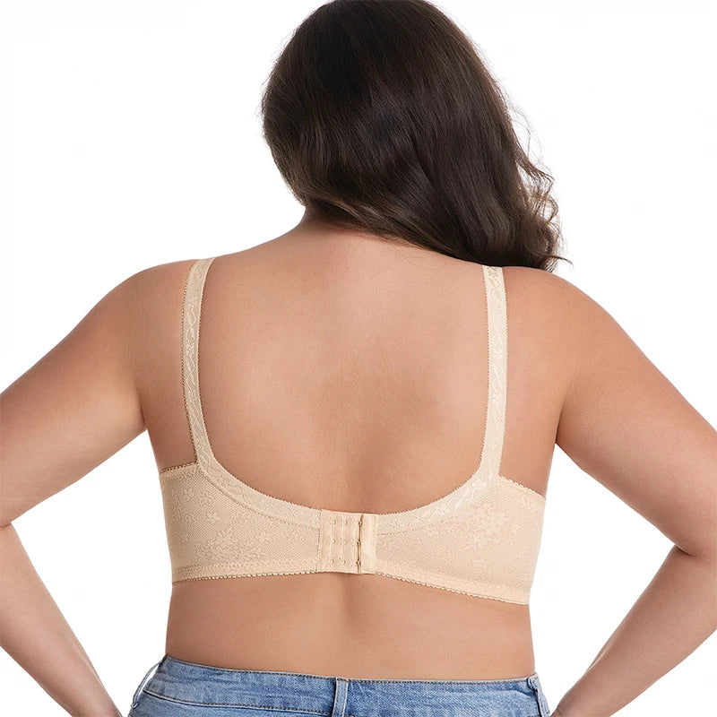 INTIMO SECRETS Plus Size Wireless Full-Coverage Bra – Soft & Breathable