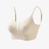 INTIMO SECRETS Leopard Print Push-Up Bra – Sexy Thin Style Wireless Lingerie for Women