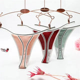 INTIMO SECREST Seamless Ribbed Cotton Thong Panties for Women