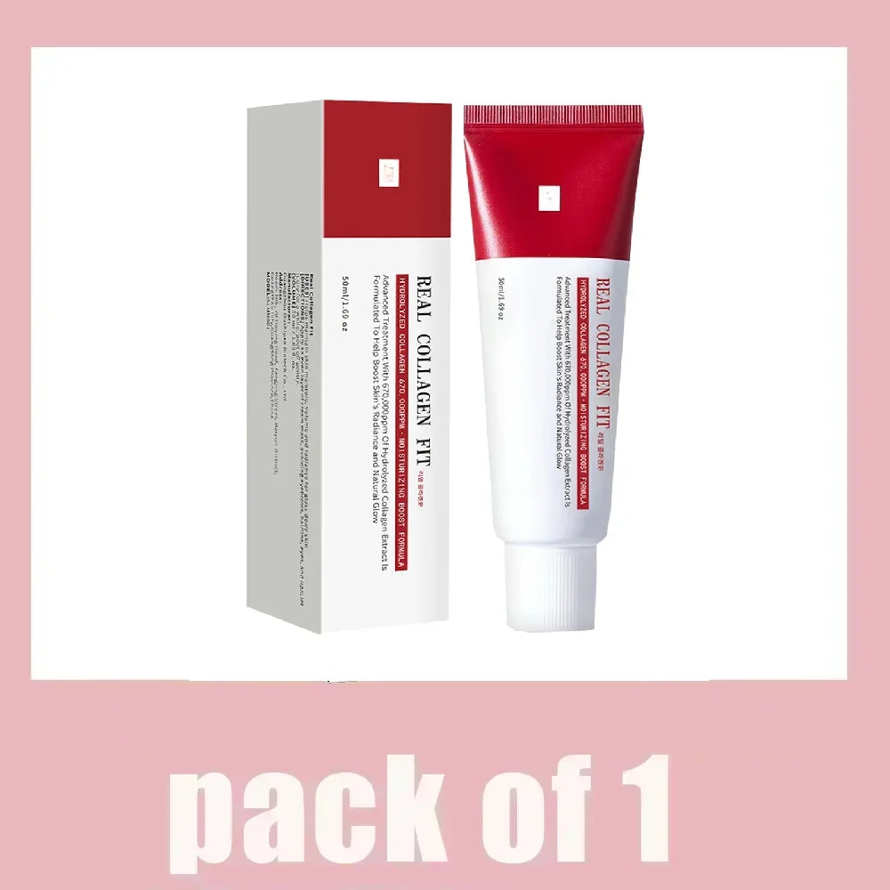 Real Collagen Fit, Collagen Wrapping Mask, Collagen 670,000ppm, Peel Off Facial Mask for elasticity, Hydrating, Glow, Glass Skin