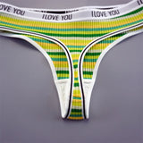 INTIMO SECRETS 3PCS Cotton Thongs – Soft Low-Rise G-String Underwear for Women