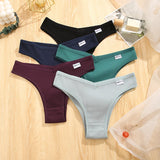 3PCS/Set Brazilian Underwear Women Panties Waffle Cotton Panties FINETOO Female Underwear Briefs Intimates Women Lingerie S-XL