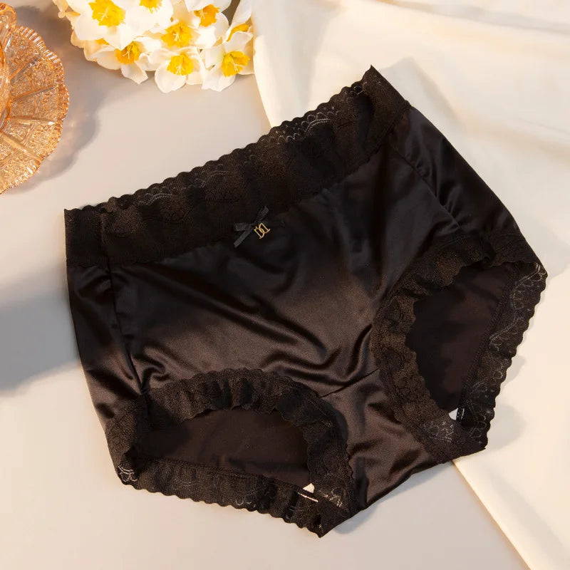 INTIMO SECRETS Women’s Lace Panties – Plus Size High Waist Sexy Lingerie M-XL