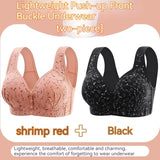 INTIMO SECRETS Women’s Floral Wireless Bra – Breathable Comfortable Front-Button Traceless