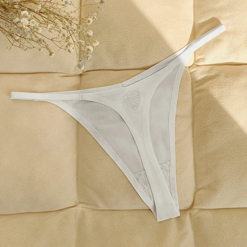 INTIMO SECRETS Ruffles Seamless Thong – Invisible T-Back Underwear for Women