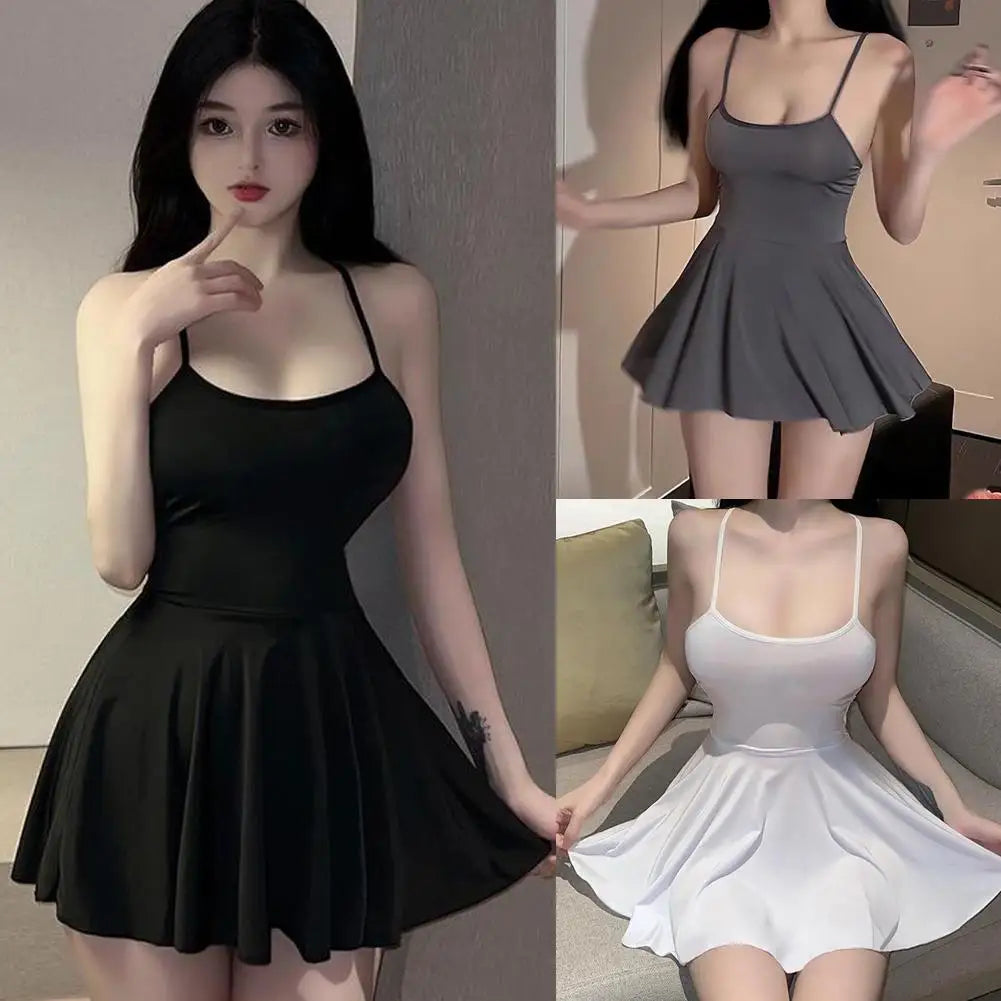 Sexy Lace Patchwork Camisola Lingerie Nighty Wedding Silk Dress Sleep Wear Nightdress Clothes Women's Nightgowns Sexy Nightwear