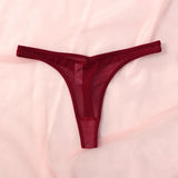 INTIMO SECRETS Lace Seamless Thong – Sexy Low-Rise G-String Underwear for Women