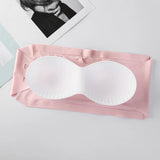 One Piece Seamless Bra Tops Women Invisible Bra Strapless Underwear Bustier Breathable Sexy Push Up Bra Bandeau Intimates