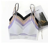 INTIMO SECRETS U-Shaped Backless Lace Bra – Wireless Invisible Lingerie