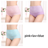 INTIMO SECRETS 3-Pack Plus Size Cotton Panties – High Waist Full Coverage